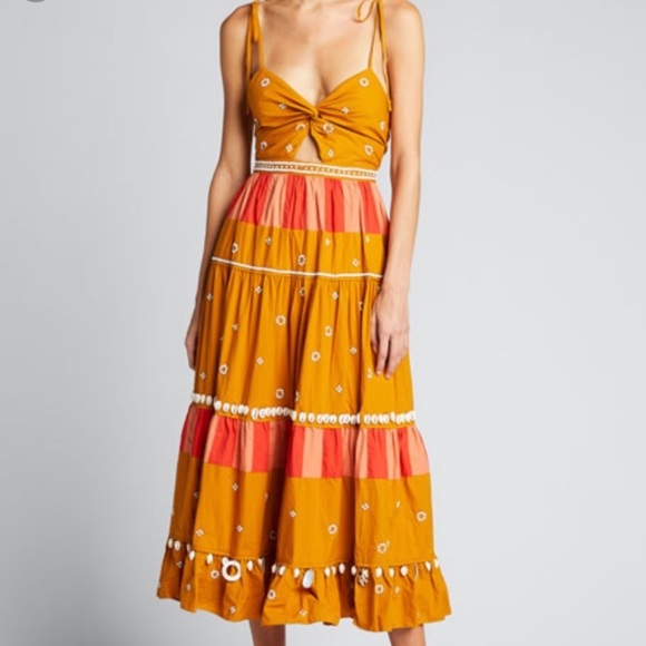 Ulla Johnson Dresses & Skirts - Ulla Johnson - Kali Cowrie Shell embroidered dress - sz 0 NWT